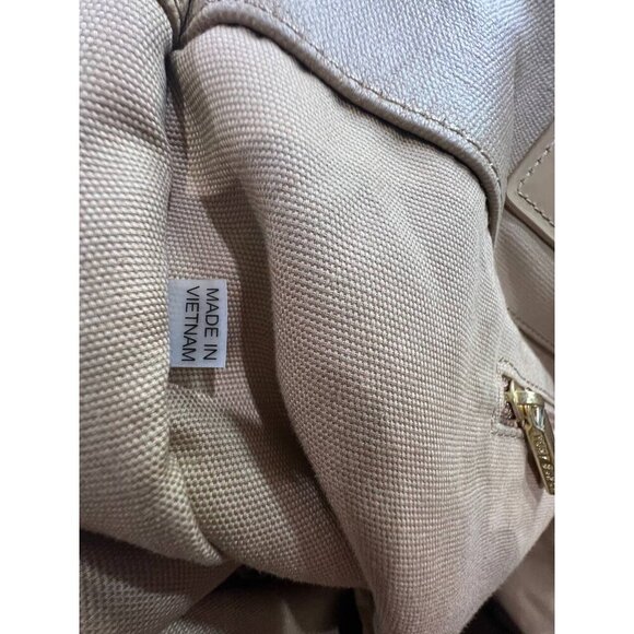 TORY BURCH Tote Bag Handbag Logo Switch Beige - Picture 12 of 12